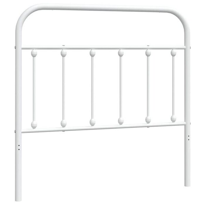 Vidaxl Tête de lit en métal blanc 100 cm - 36% de remise