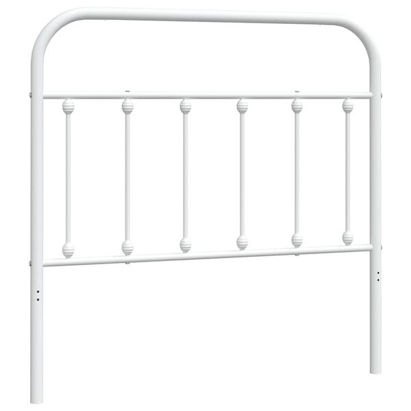 Vidaxl Tête de lit en métal blanc 100 cm - 36% de remise