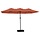 Parasol double toit terracotta 449x265 cm avec LED - 41% de remise