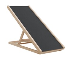 Vidaxl Rampe pour chien pliable en bois gris - 43% de remise