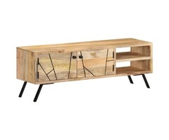 Vidaxl Meuble TV bois de manguier massif 110cm - 34% de remise
