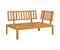 Vidaxl Canapé d'angle de jardin en bois d'acacia massif - 41% de remise