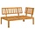 Canapé d'angle de jardin en bois d'acacia massif - 41% de remise