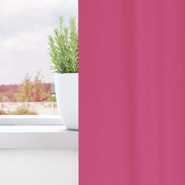 Vidaxl Lot de 2 rideaux occultants rose vif 245x140 cm - 37% de remise