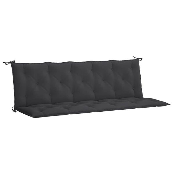Vidaxl Coussin de banc de jardin 180x100x7 cm noir - 39% de remise