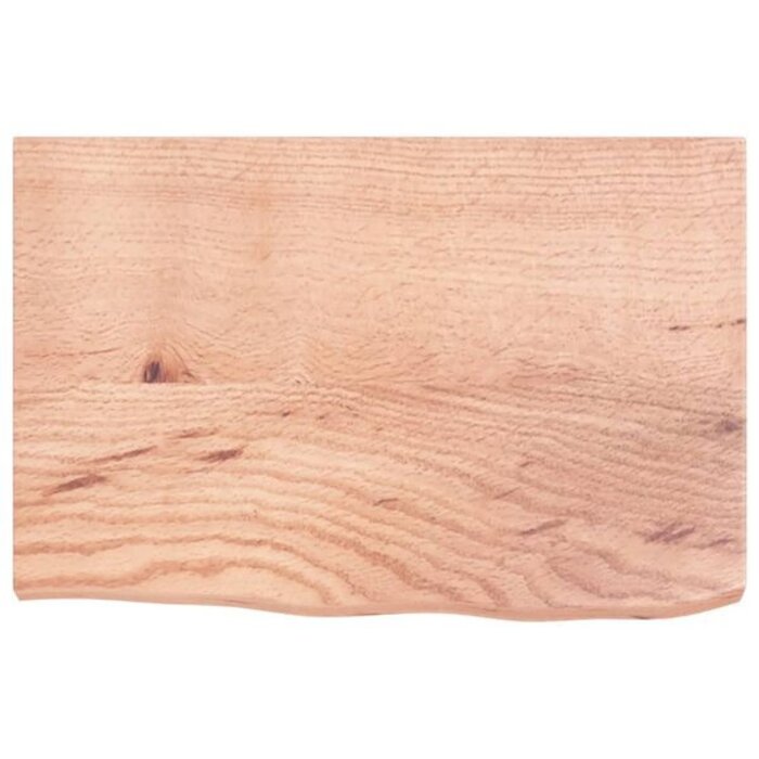 Vidaxl Plateau de lavabo en chêne massif 60x40cm - 40% de remise