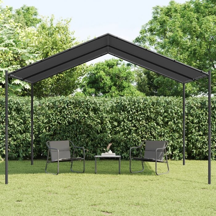 Vidaxl Pavillon de jardin 4x4 m acier anthracite - 35% de remise