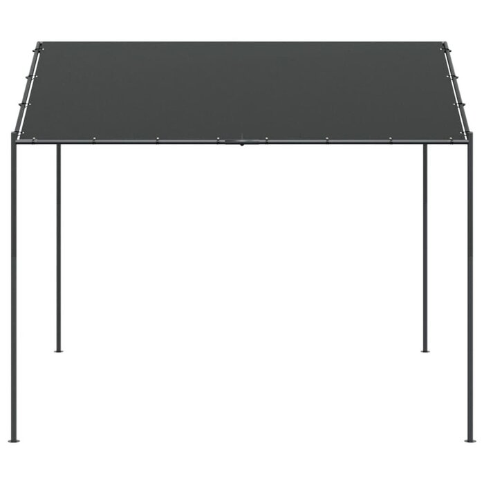 Vidaxl Pavillon de jardin 4x4 m acier anthracite - 35% de remise