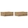 Lot de 2 tables de chevet flottantes chêne artisan - 35% de remise