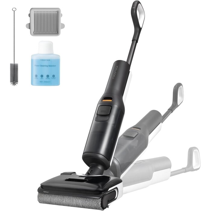 Aspirateur laveur 2-en-1 Noir gris Taille L - 42% de remise