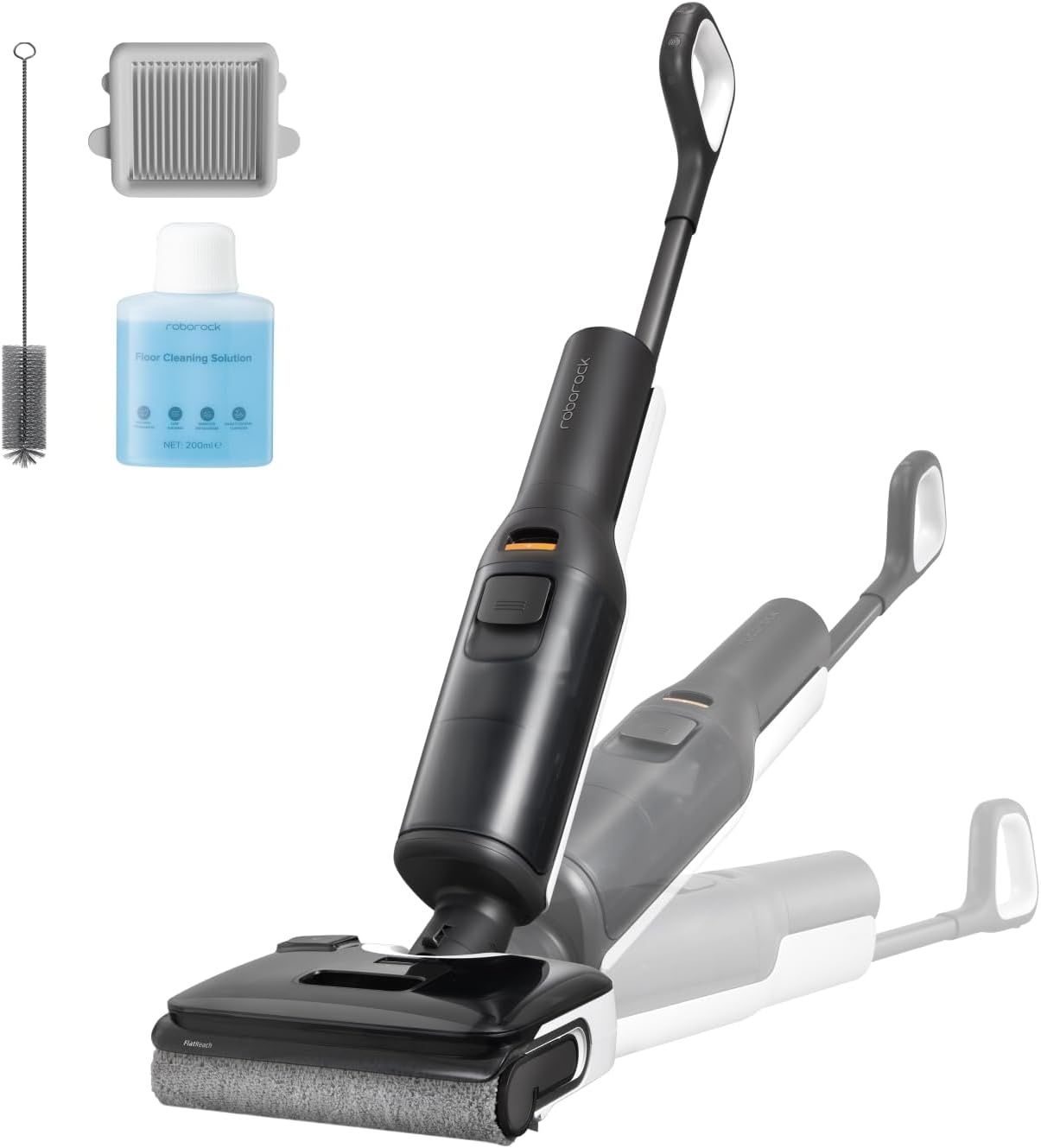 Aspirateur laveur 2-en-1 Noir gris Taille L - 42% de remise