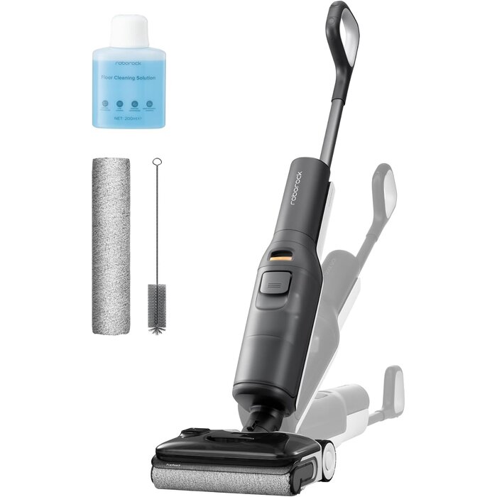 Aspirateur laveur 2-en-1 Noir gris Taille L - 42% de remise