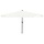Parasol de jardin rond avec LED sable et anthracite - 40% de remise
