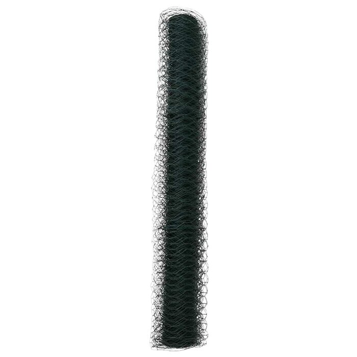 Vidaxl Grillage hexagonal en PVC 1,2 x 100 m - Vert - 34% de remise