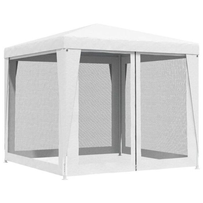 Vidaxl Tonnelle de jardin 2,5x2,5m blanche - 40% de remise sur modèle déballé