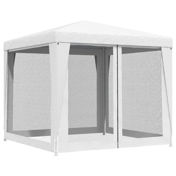 Vidaxl Tonnelle de jardin 2,5x2,5m blanche - 40% de remise sur modèle déballé