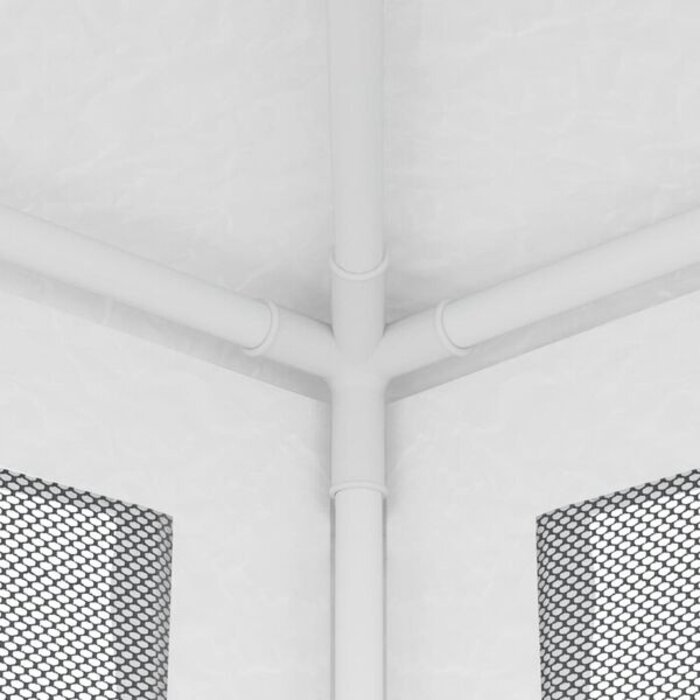 Vidaxl Tonnelle de jardin 2,5x2,5m blanche - 40% de remise sur modèle déballé