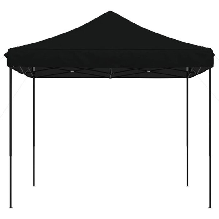 Vidaxl Tonnelle de jardin pliante 292x292cm - Noir - 41% de remise