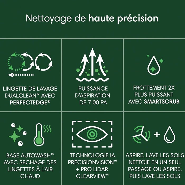Robot aspirateur et laveur avec station AutoWash - 42% de remise