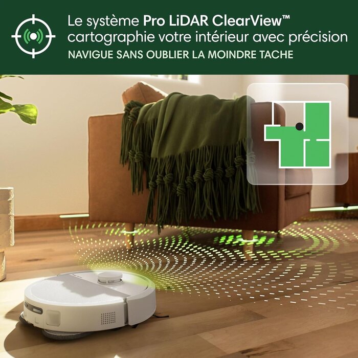 Robot Aspirateur et Laveur avec Station AutoWash - 7000Pa - 42% de remise