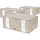 Lot de 3 boîtes de rangement sous vide XXL 210L beige - 33% de remise