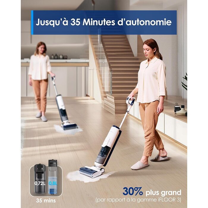 Aspirateur laveur sans fil - 41% de remise sur modèle déballé