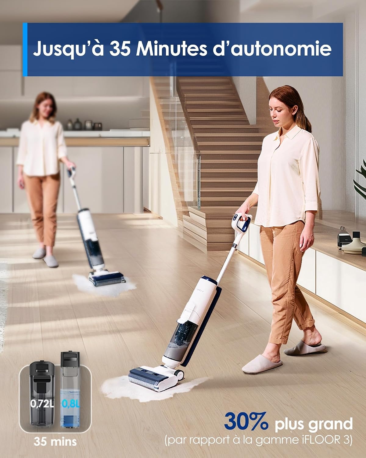 Aspirateur laveur sans fil - 41% de remise sur modèle déballé