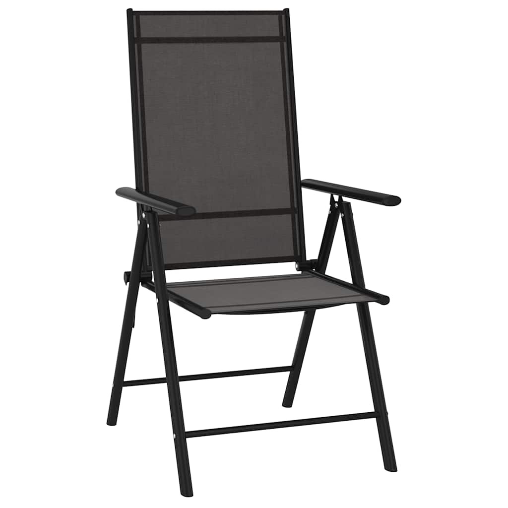 Vidaxl Lot de 6 chaises de jardin pliantes - Noir - 35% de remise