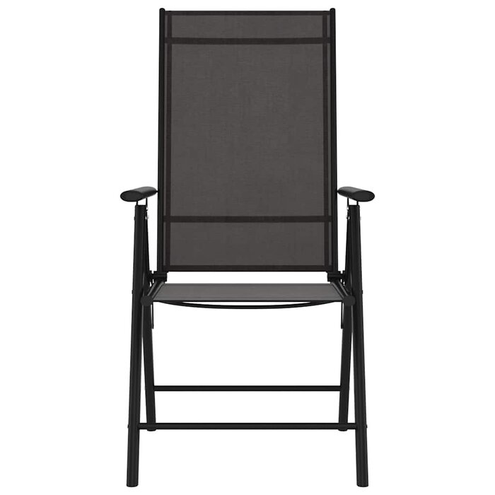Vidaxl Lot de 6 chaises de jardin pliantes - Noir - 35% de remise