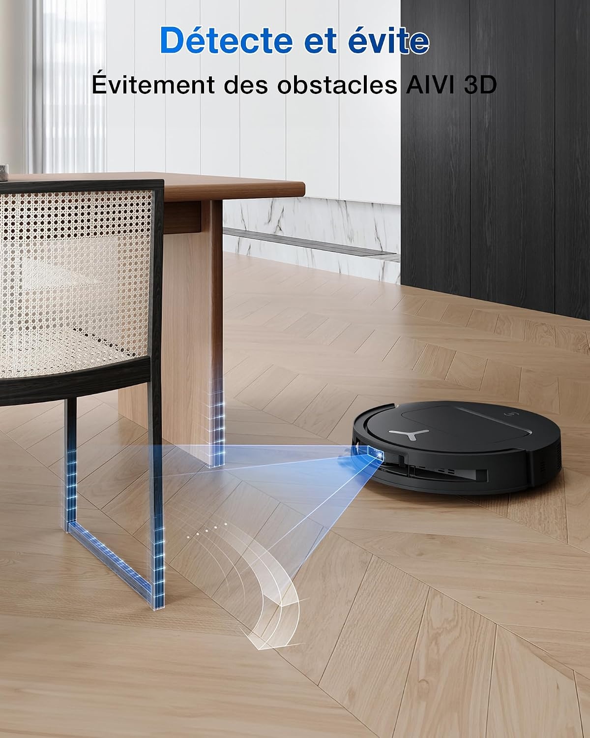 Robot aspirateur laveur T50 Gen2 station OMNI - Noir - 42% de remise