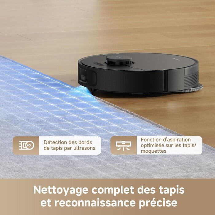 Dreame Robot aspirateur et laveur 13 000 Pa, technologie RoboSwing - 41% de remise
