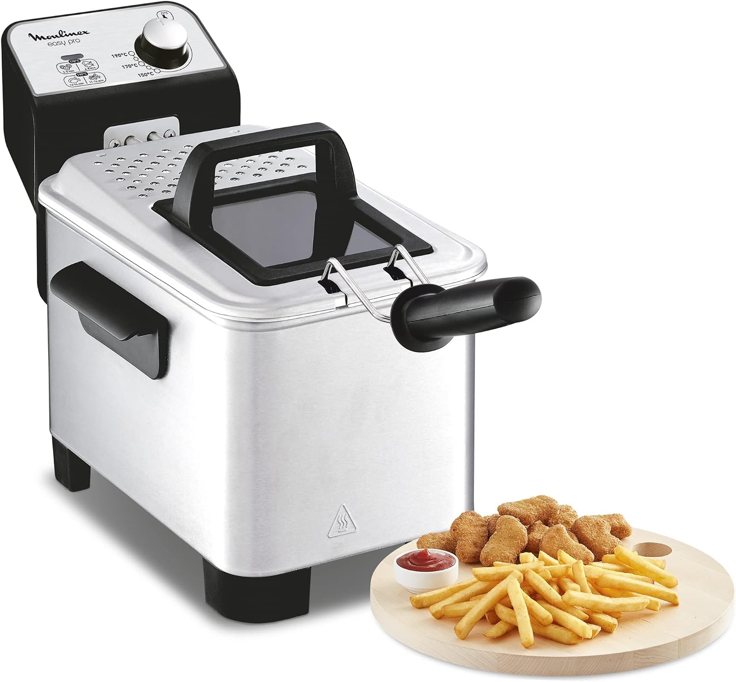 Mini friteuse 1 litre 1000W - Inox - 40% de remise