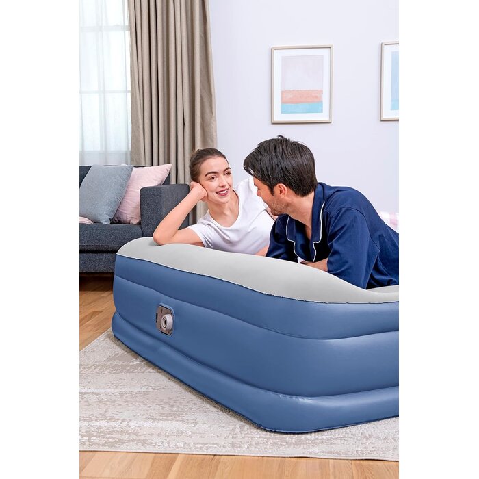 Bestway Matelas gonflable Queen 203x152cm avec pompe électrique - 39% de remise