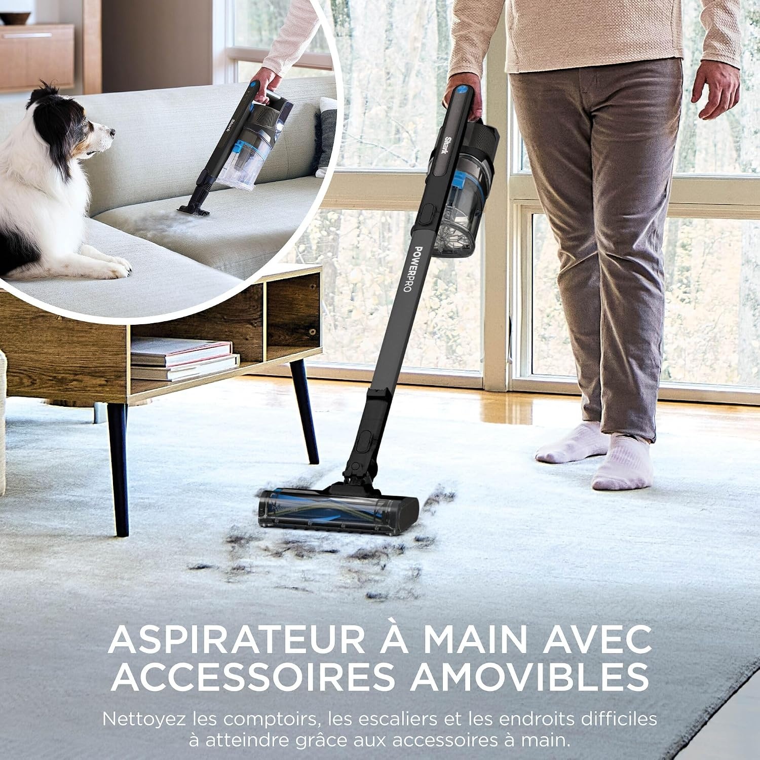 Aspirateur Balai Sans Fil - 60 min d'autonomie - Gris - 41% de remise