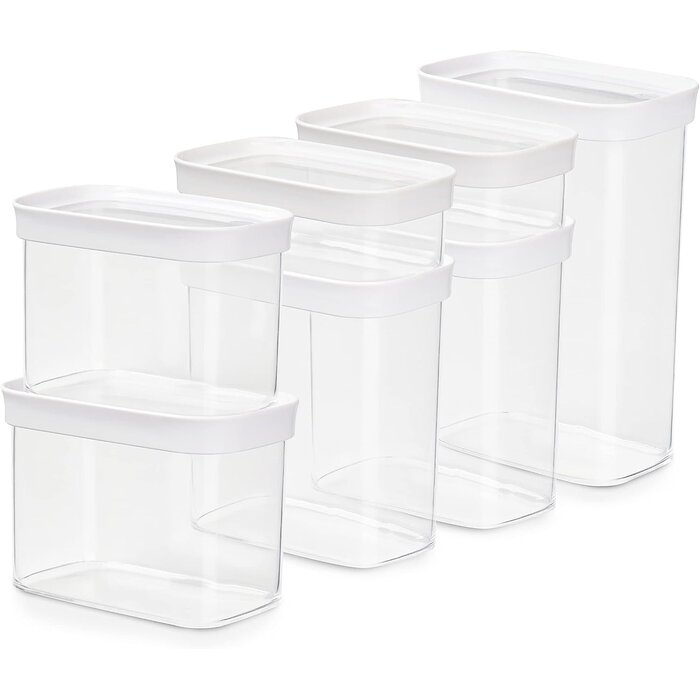 Set de 7 boîtes de conservation hermétiques - 38% de remise