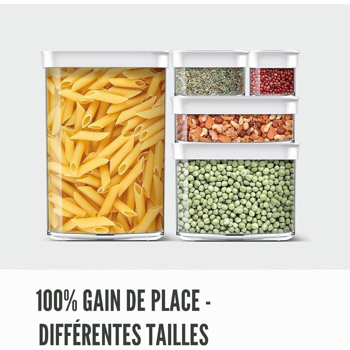 Set de 7 boîtes de conservation hermétiques - 38% de remise