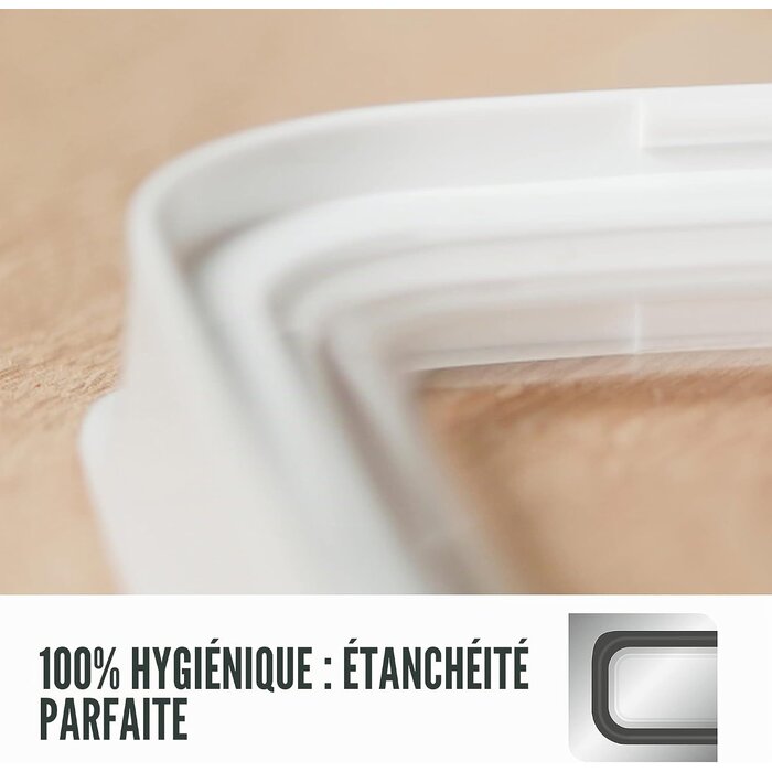 Set de 7 boîtes de conservation hermétiques - 38% de remise