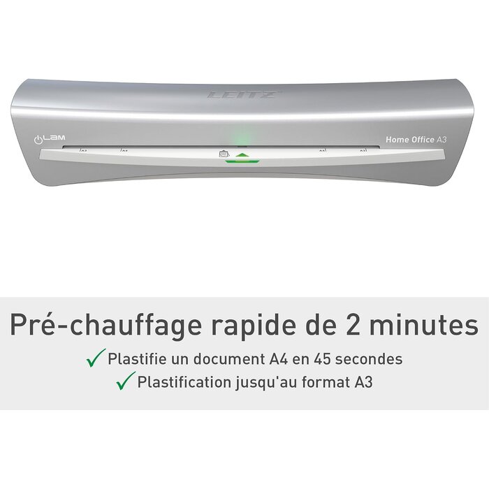 Plastifieuse A3 Rapide - 2 min - Gris - 39% de remise