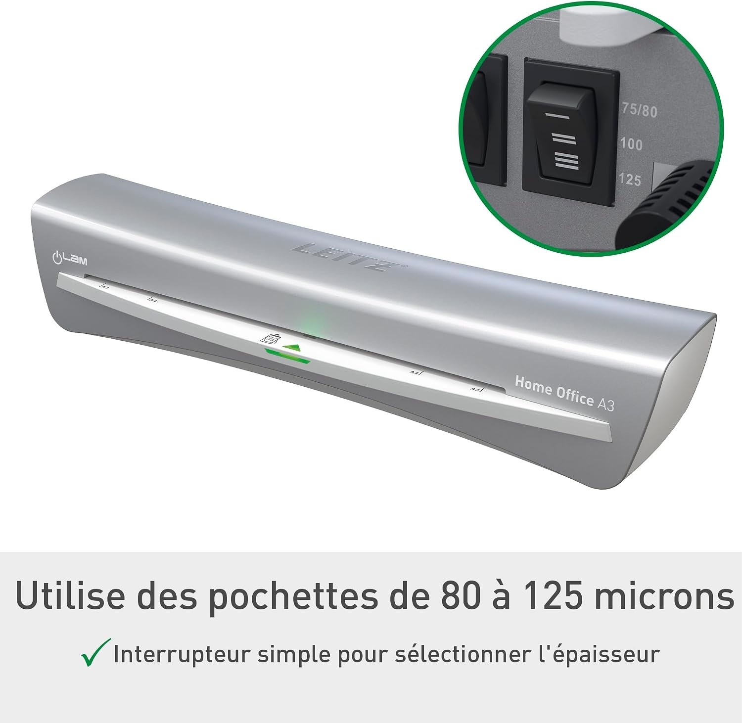 Plastifieuse A3 Rapide - 2 min - Gris - 39% de remise