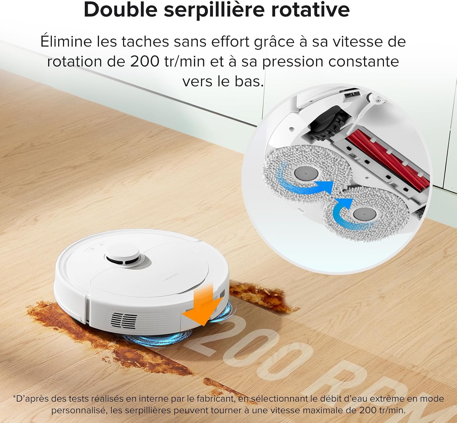 Robot aspirateur laveur avec station auto-nettoyante - 42% de remise