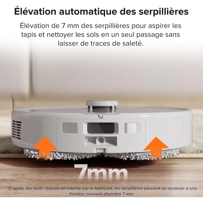 Robot aspirateur laveur avec station auto-nettoyante - 42% de remise
