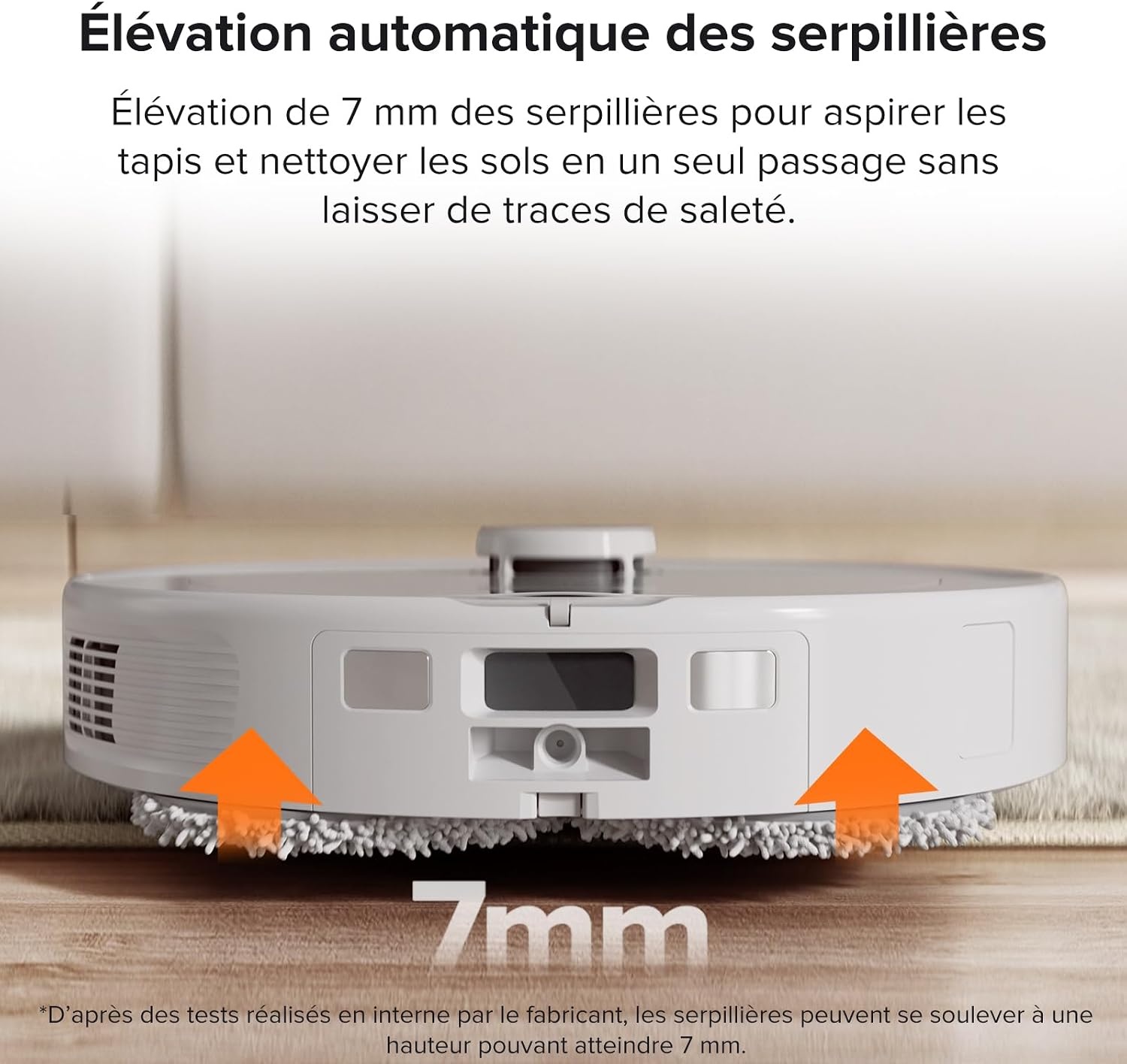 Robot aspirateur laveur avec station auto-nettoyante - 42% de remise
