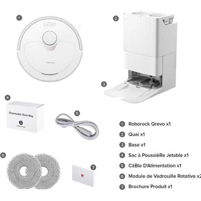 Robot aspirateur laveur avec station auto-nettoyante - 42% de remise