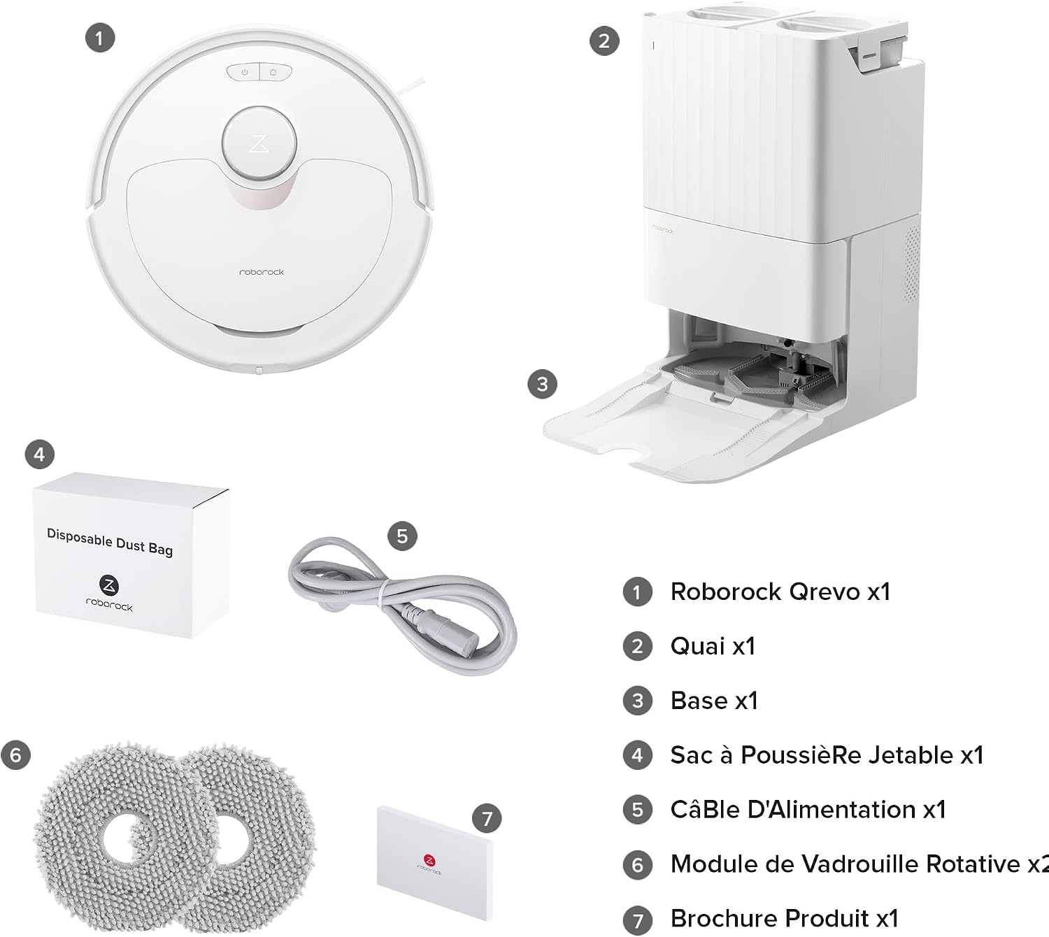 Robot aspirateur laveur avec station auto-nettoyante - 42% de remise