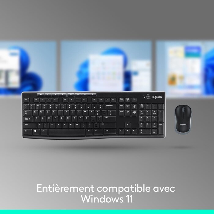 Logitech Ensemble clavier souris sans fil AZERTY - 37% de remise