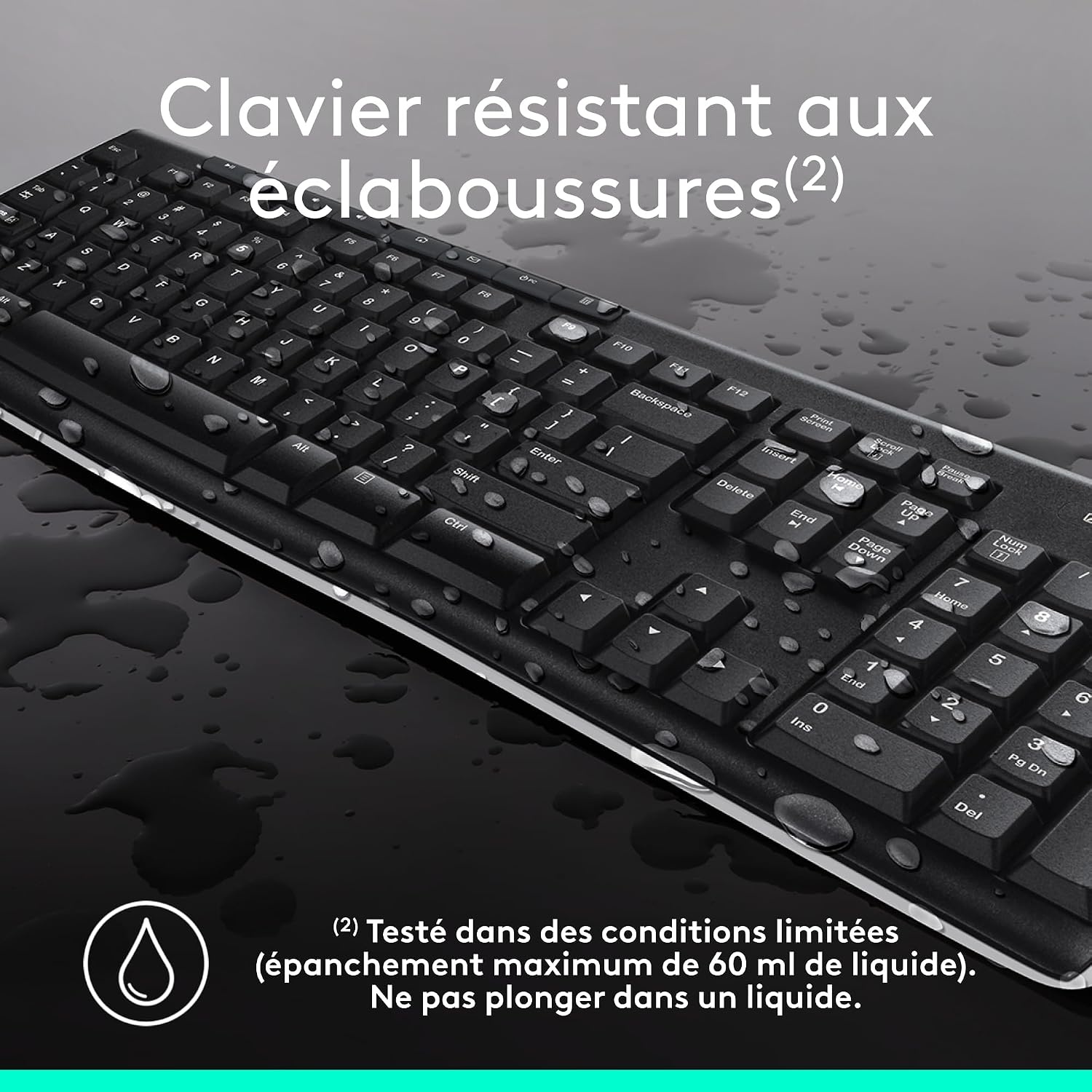 Logitech Ensemble clavier souris sans fil AZERTY - 37% de remise