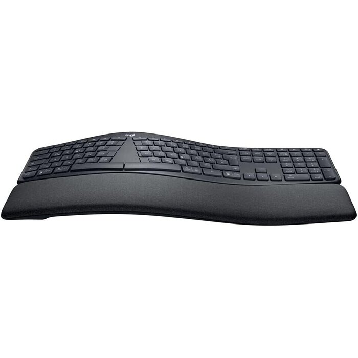 Logitech Clavier ergonomique sans fil QWERTZ - Noir - 40% de remise
