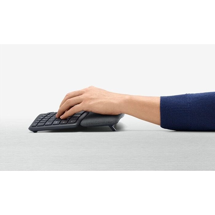 Logitech Clavier ergonomique sans fil QWERTZ - Noir - 40% de remise
