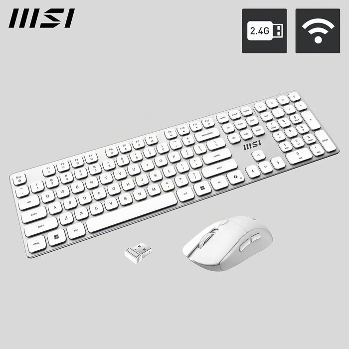 Ensemble Clavier et Souris Gaming Blanc - 37% de remise
