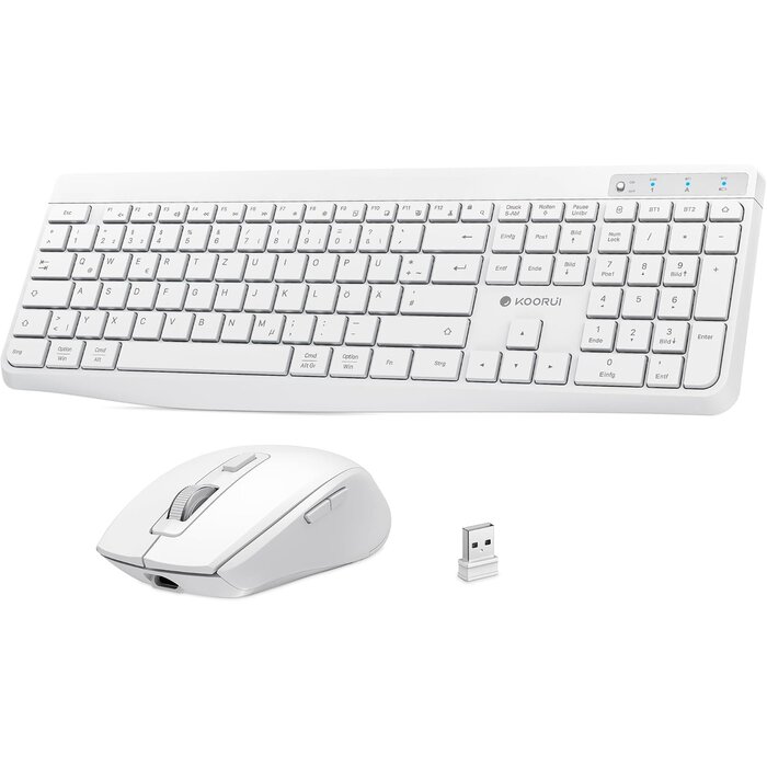 Ensemble clavier souris sans fil QWERTZ - Noir - 36% de remise
